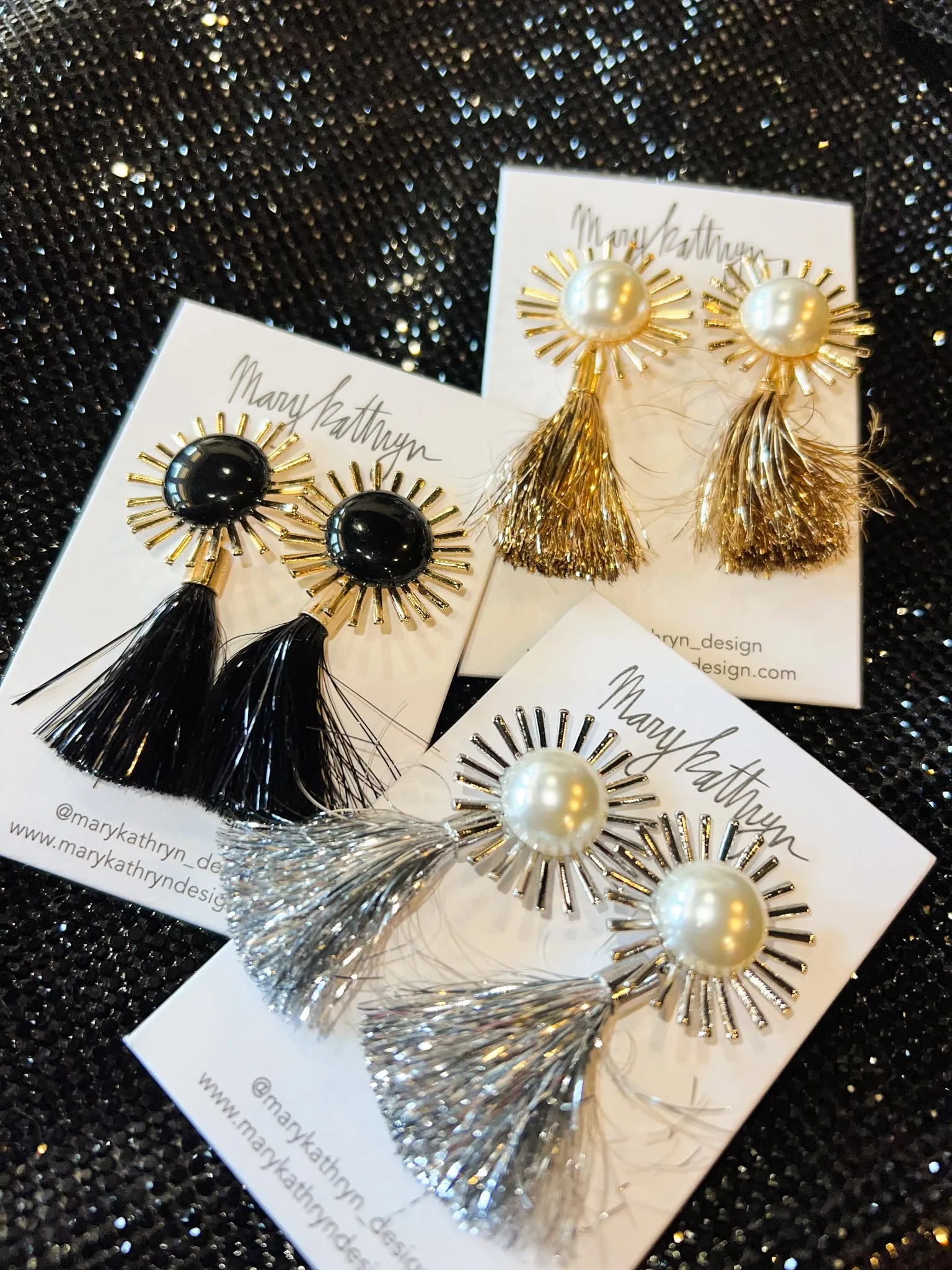 Metallic Starburst Tassels