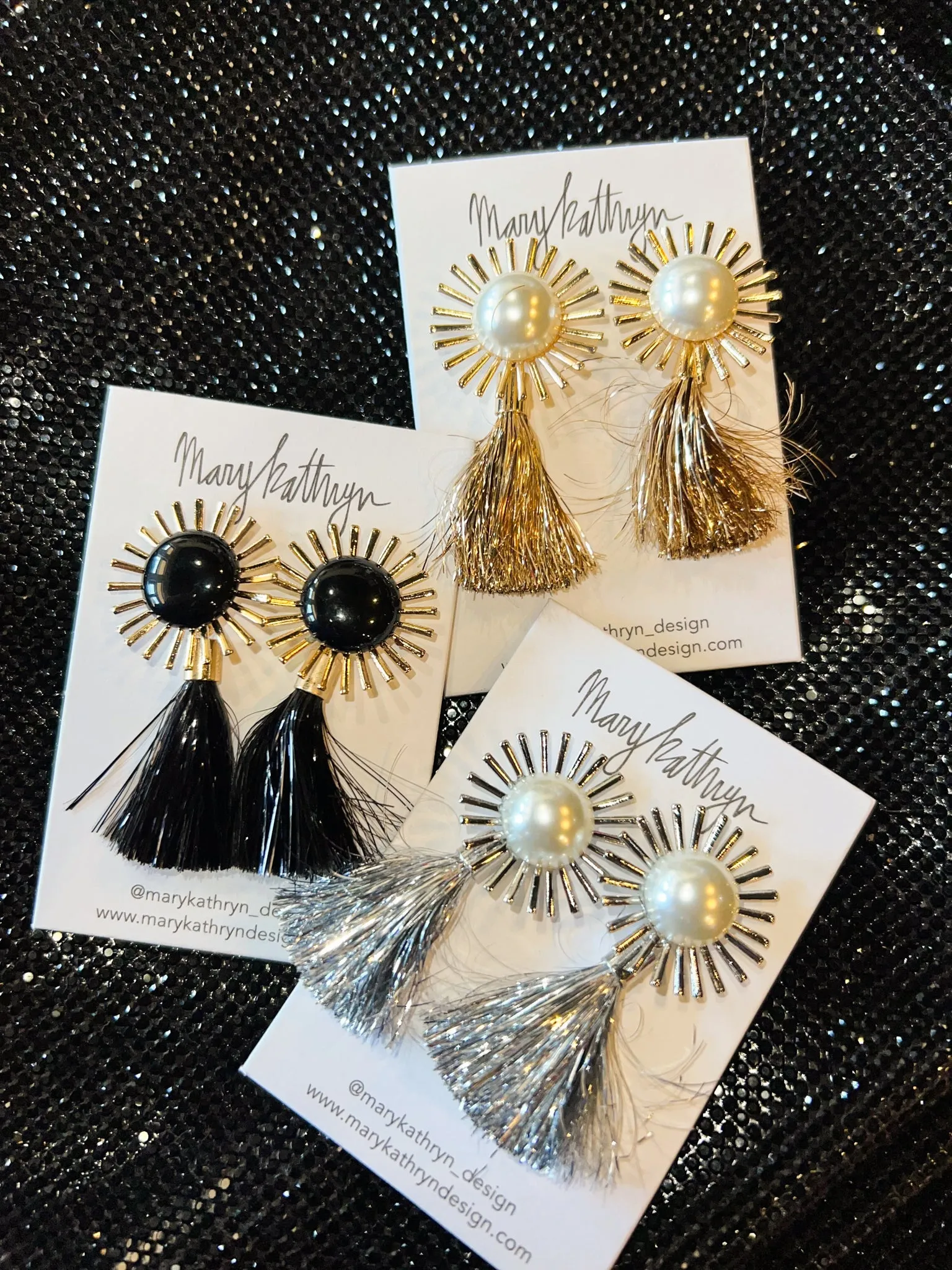 Metallic Starburst Tassels