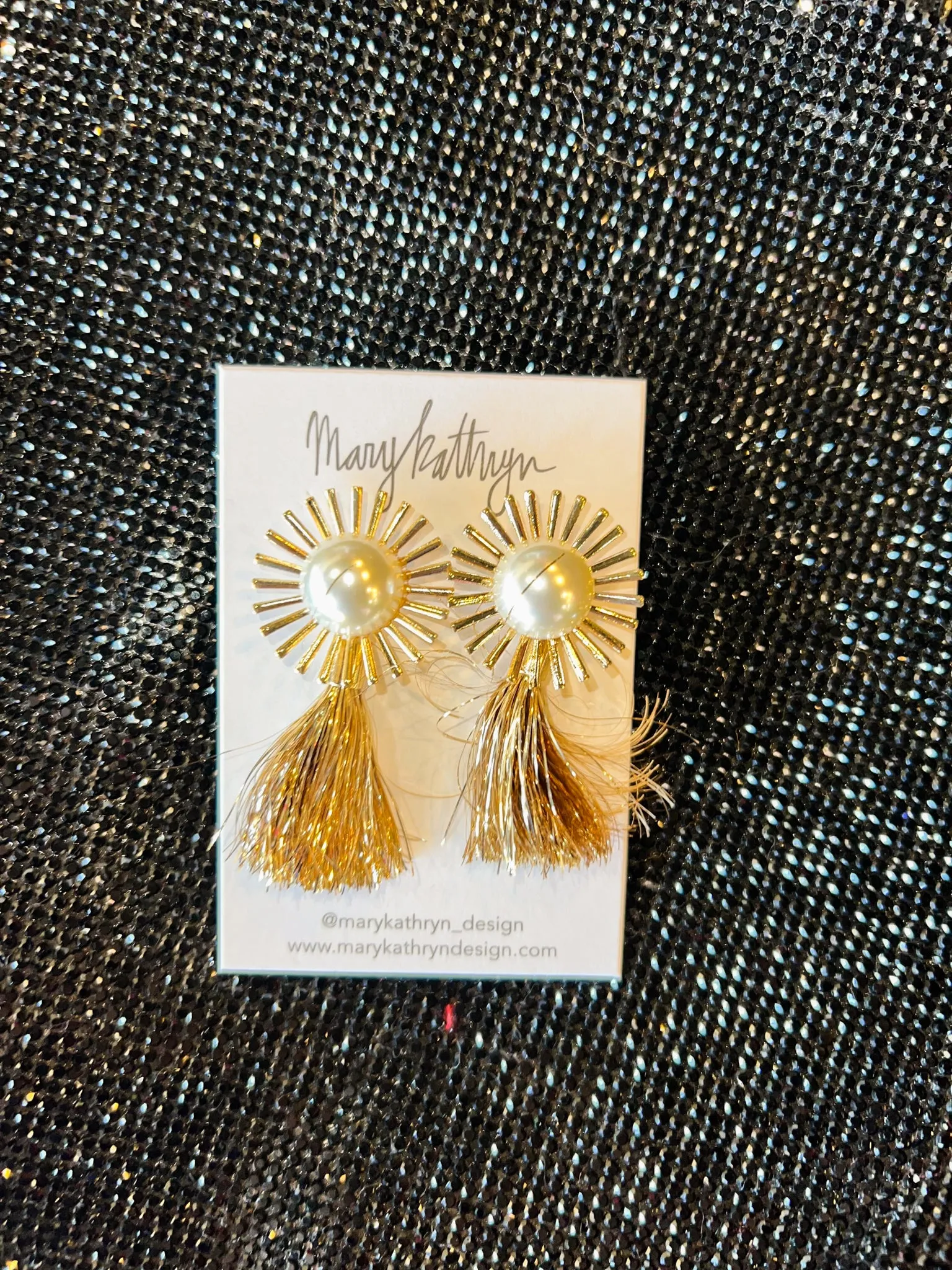 Metallic Starburst Tassels