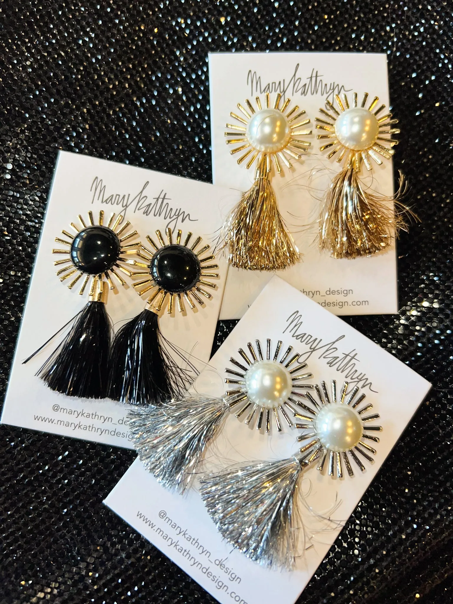 Metallic Starburst Tassels