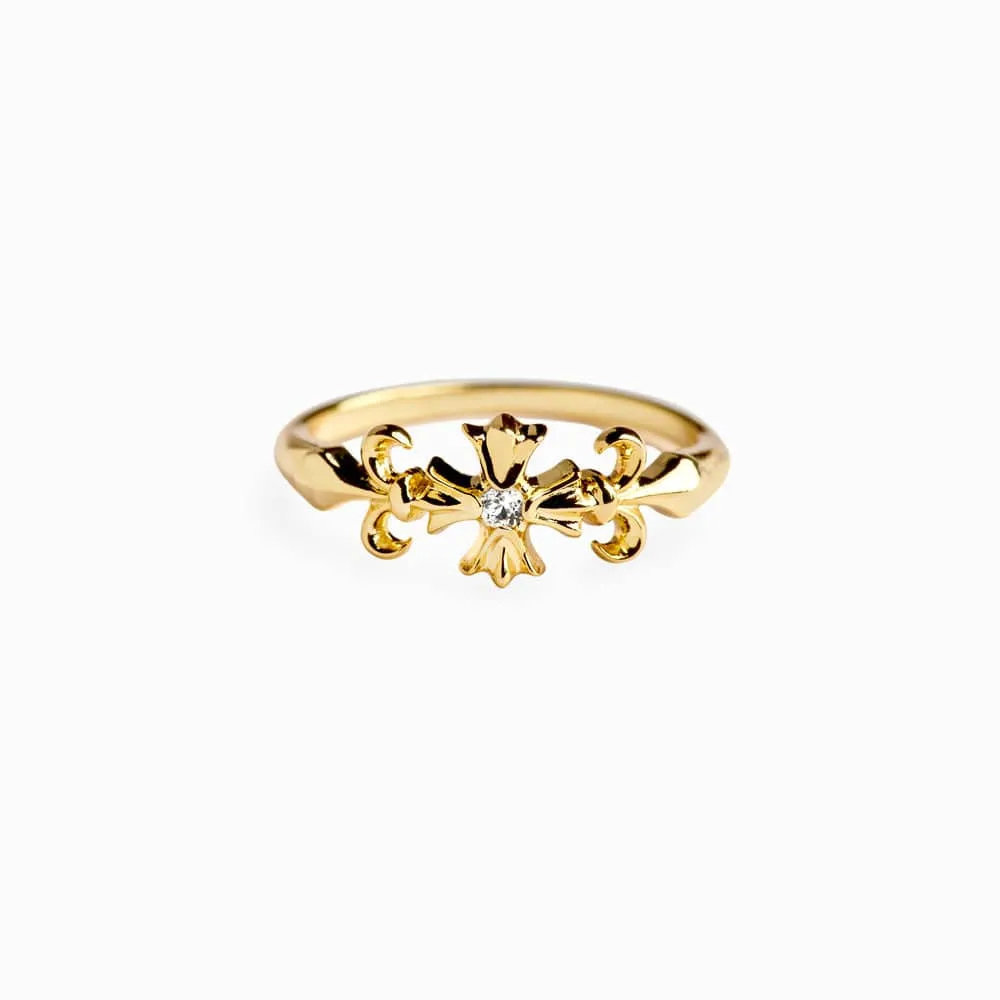 Mini French Cross Ring