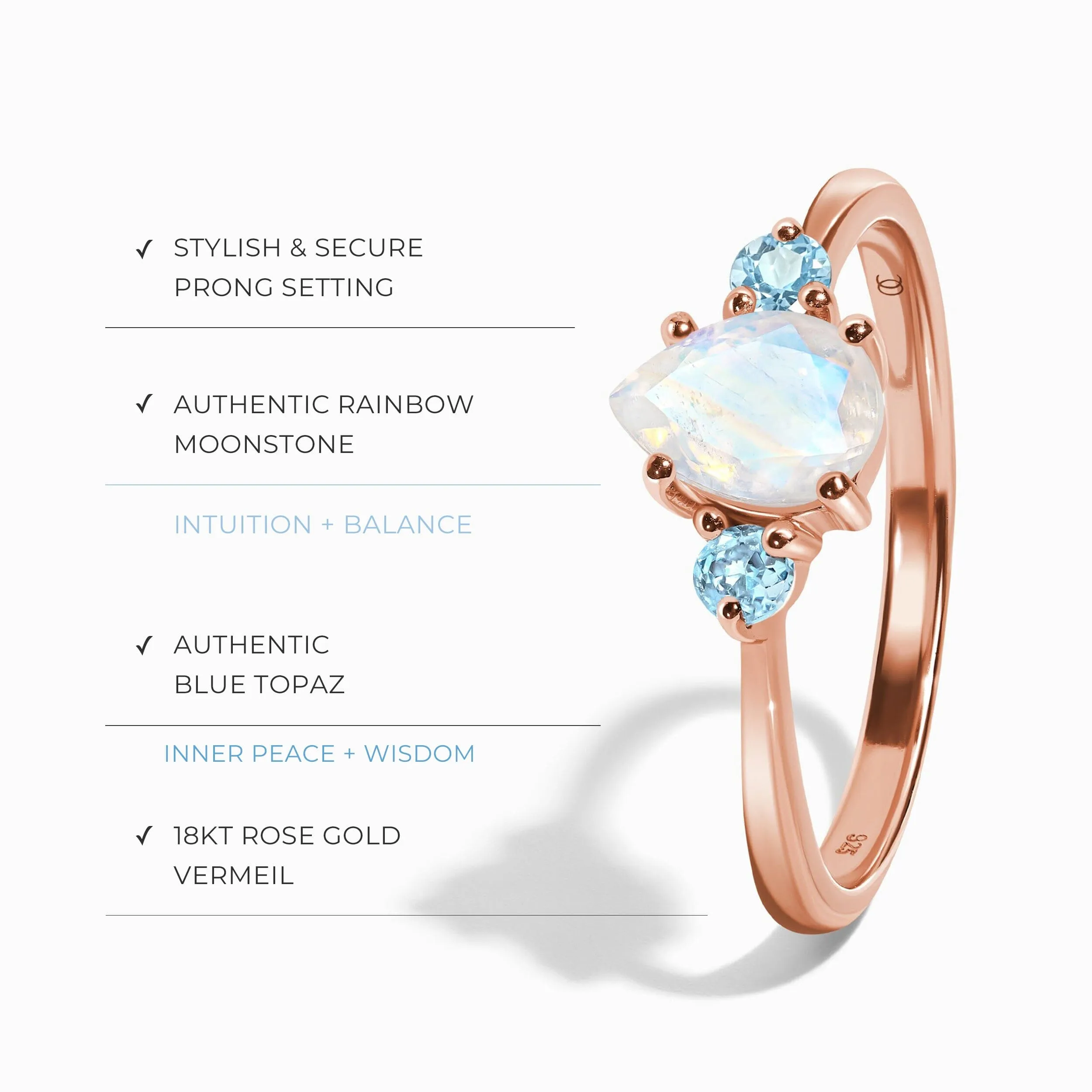 Moonstone Ring - Lania