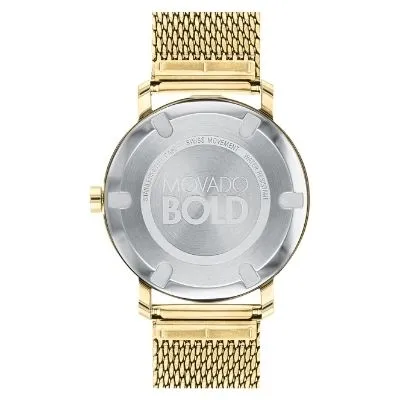 Movado BOLD Evolution Gold-Toned Stainless Steel Watch 3600560