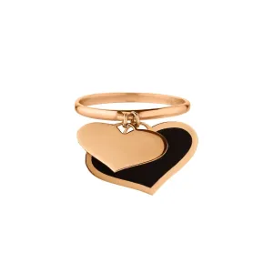 MULTI HEART BLACK ONYX RING