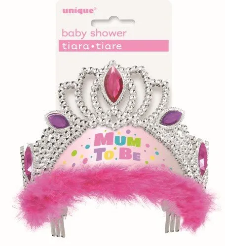 Mum To Be Tiara - (Blue/Pink/Purple)