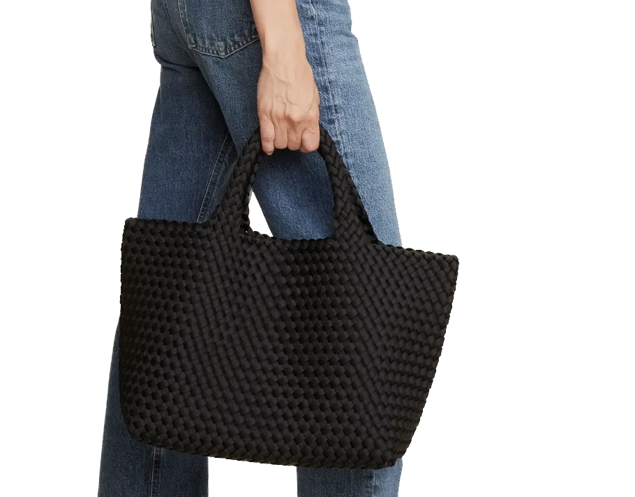 NAGHEDI ST BARTHS MEDIUM TOTE ONYX