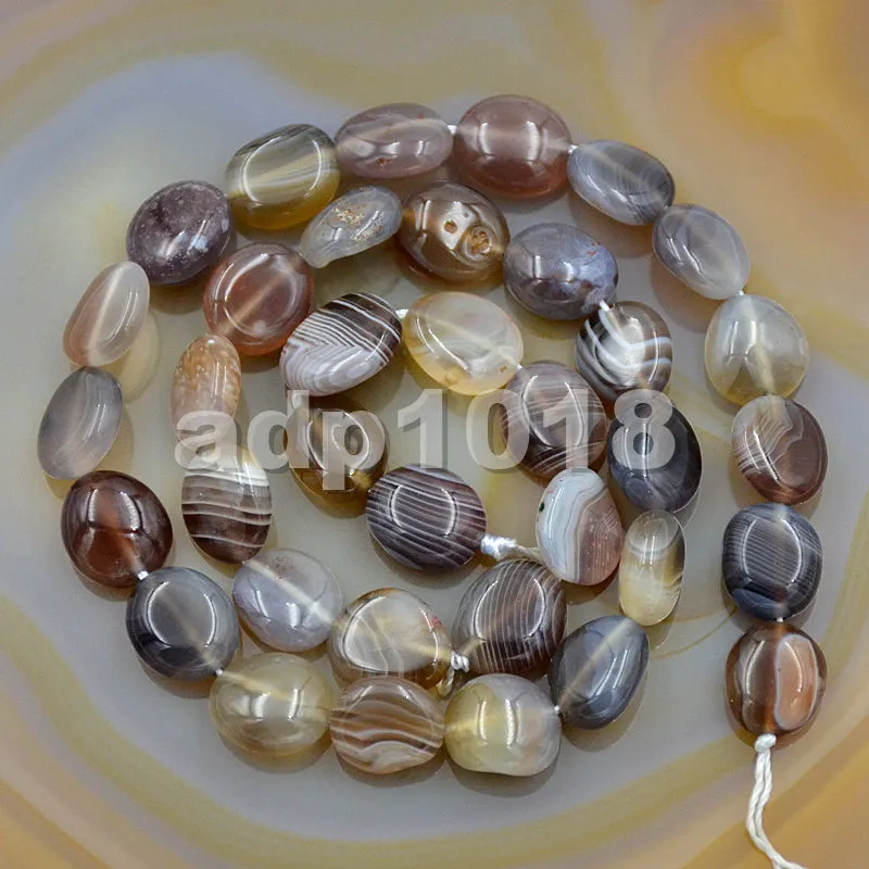 Natural Gemstone Freeform Potato 6x8-10x12mm Loose Beads on a 15.5" Strand