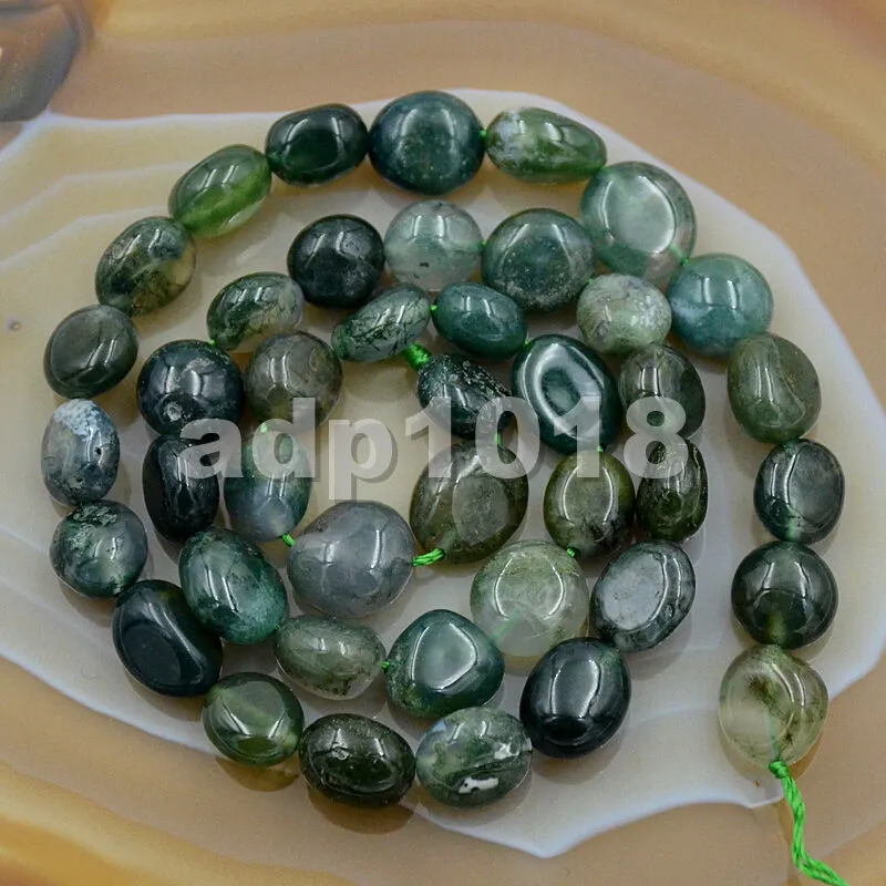 Natural Gemstone Freeform Potato 6x8-10x12mm Loose Beads on a 15.5" Strand