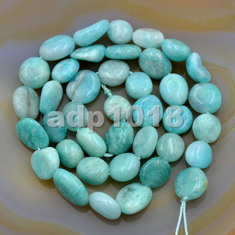 Natural Gemstone Freeform Potato 6x8-10x12mm Loose Beads on a 15.5" Strand