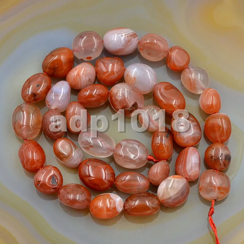 Natural Gemstone Freeform Potato 6x8-10x12mm Loose Beads on a 15.5" Strand