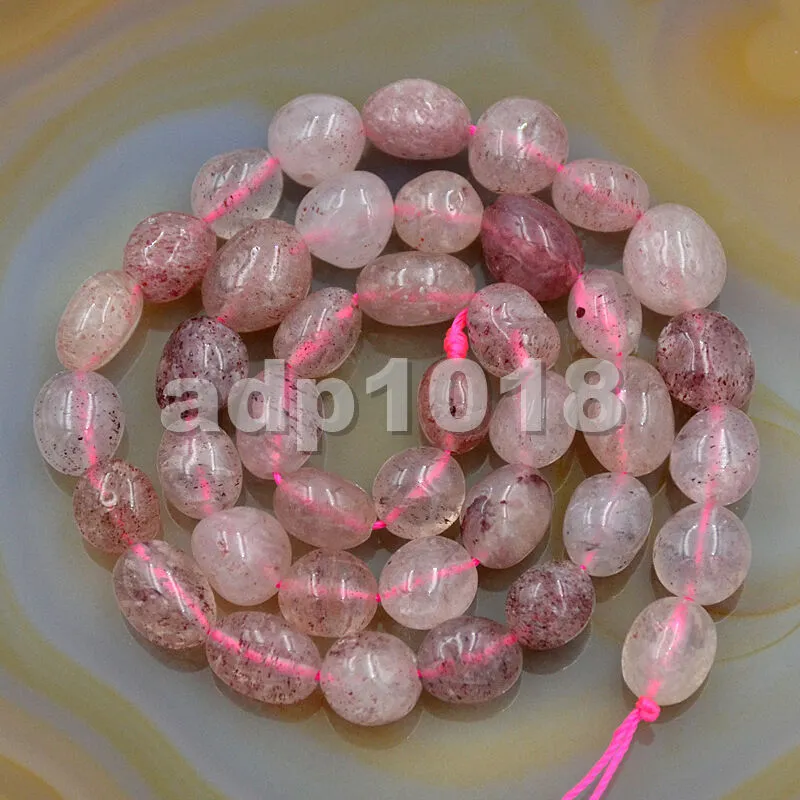 Natural Gemstone Freeform Potato 6x8-10x12mm Loose Beads on a 15.5" Strand