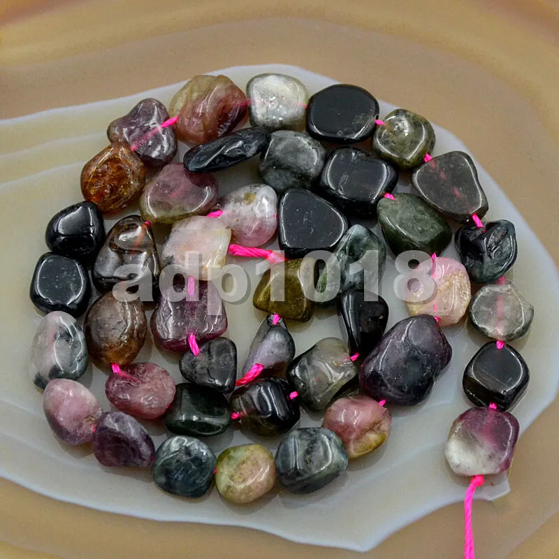 Natural Gemstone Freeform Potato 6x8-10x12mm Loose Beads on a 15.5" Strand