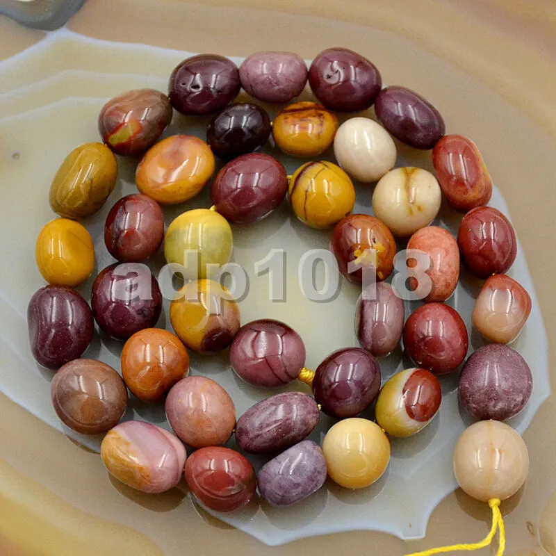 Natural Gemstone Freeform Potato 6x8-10x12mm Loose Beads on a 15.5" Strand