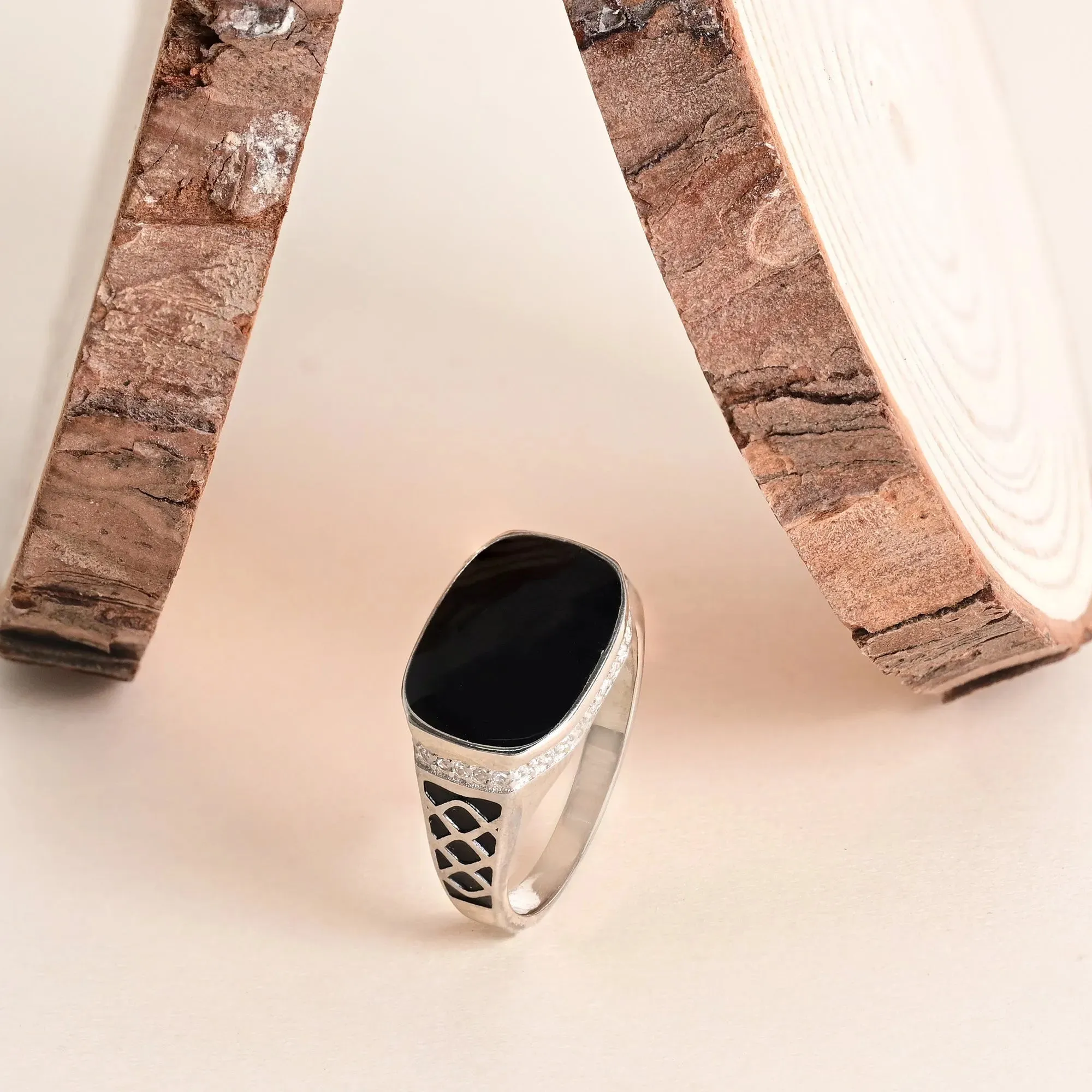 Onyx Elegance Ring