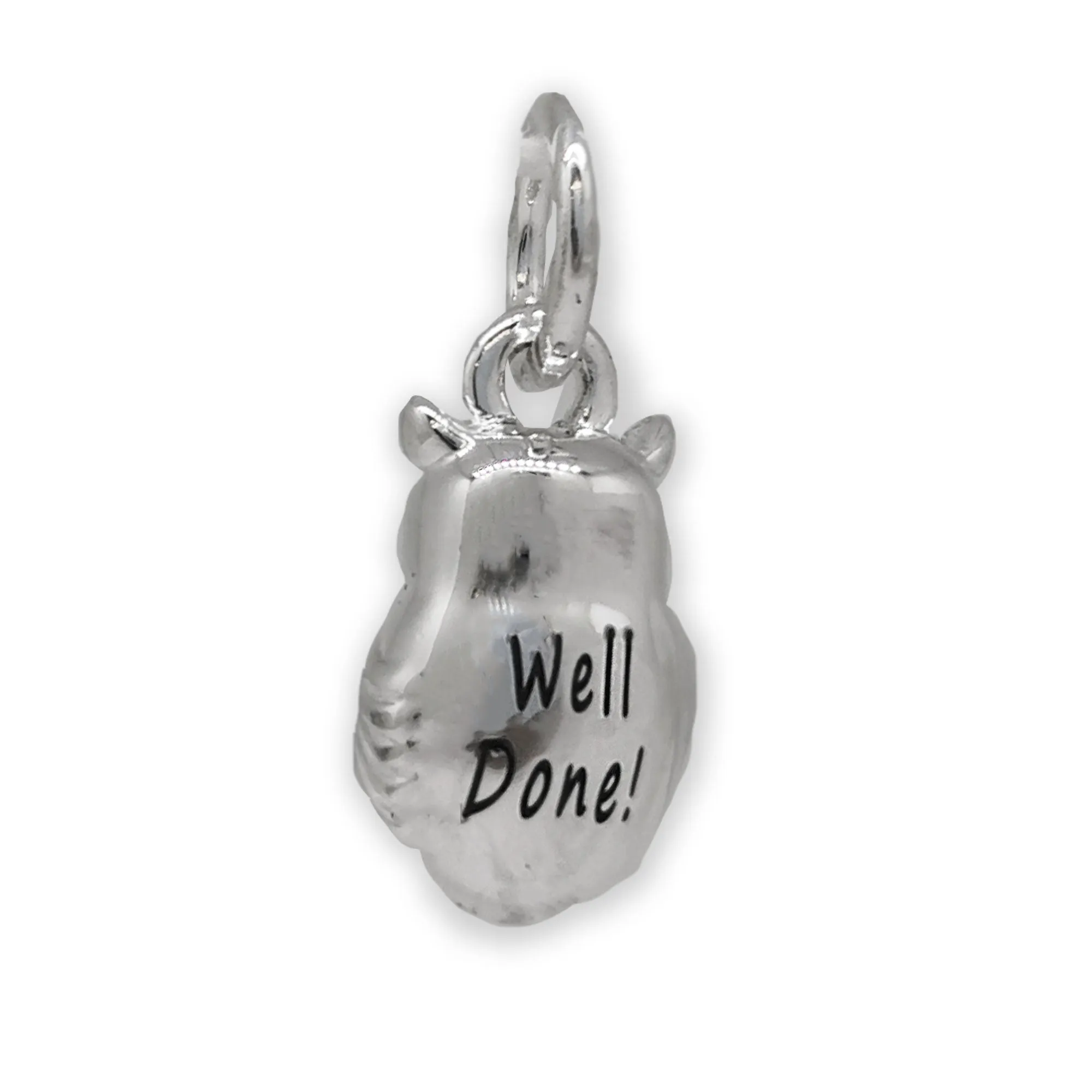 Owl Personalised Silver Charm