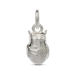 Owl Personalised Silver Charm