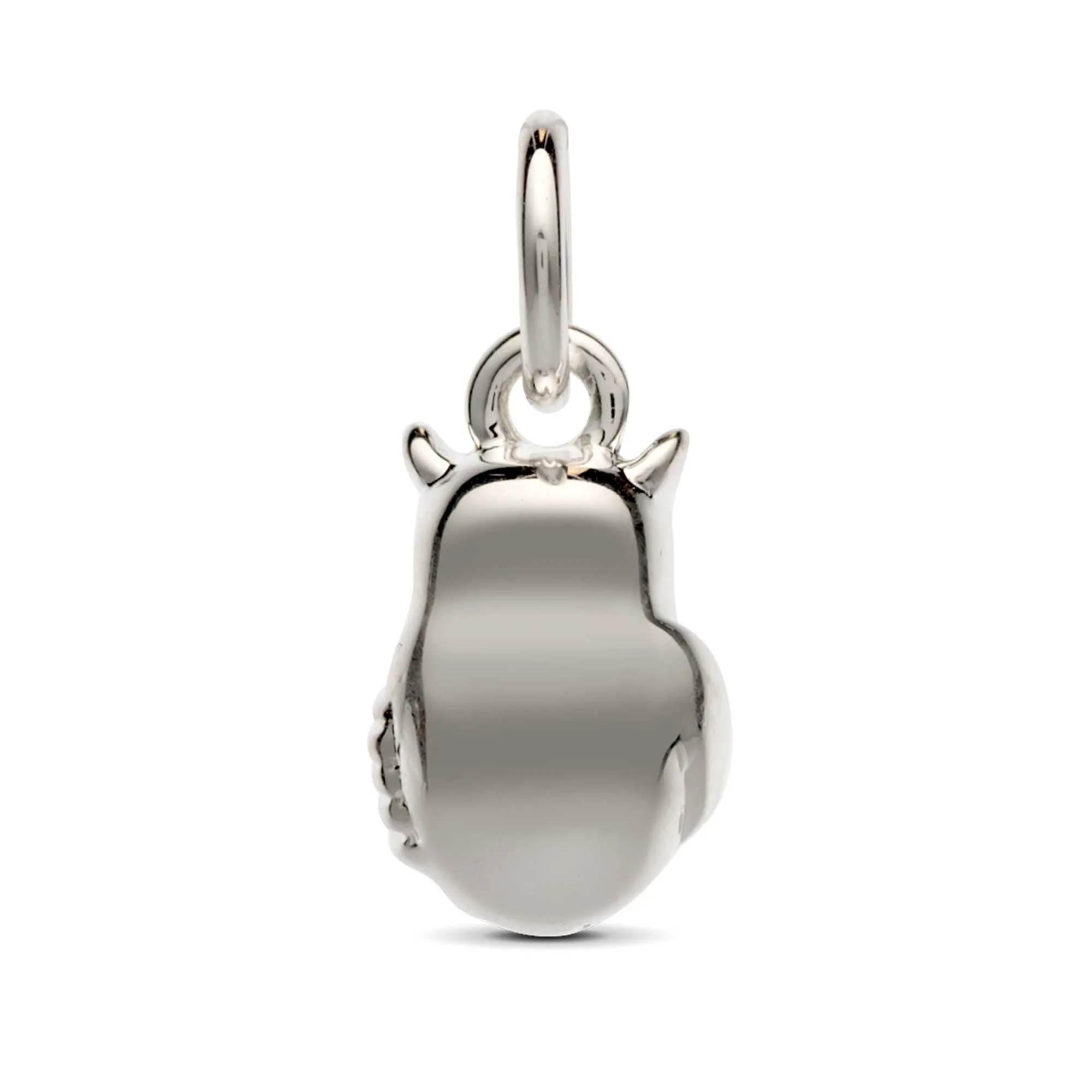 Owl Personalised Silver Charm