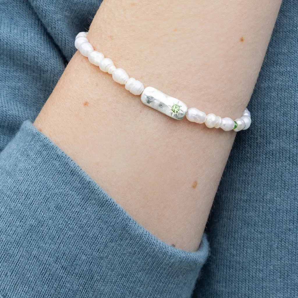 Pearl Affirmation Bracelet | Luck