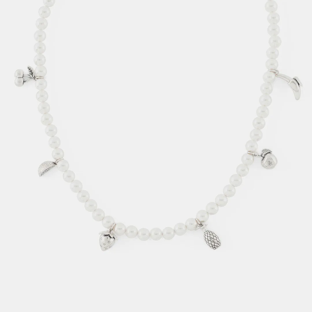 Pearl Charm Necklace