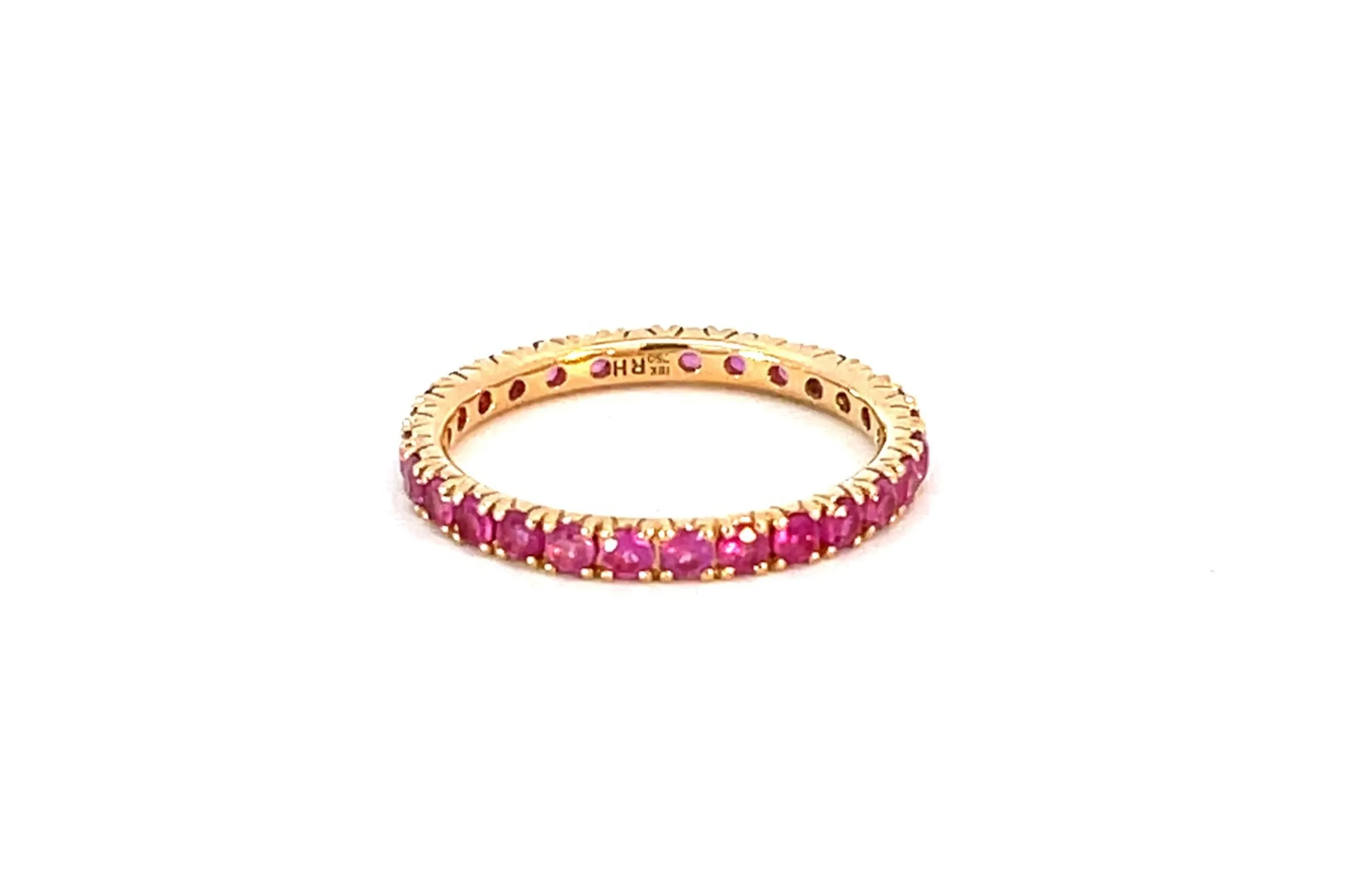 Pink Sapphire Stackable Ring