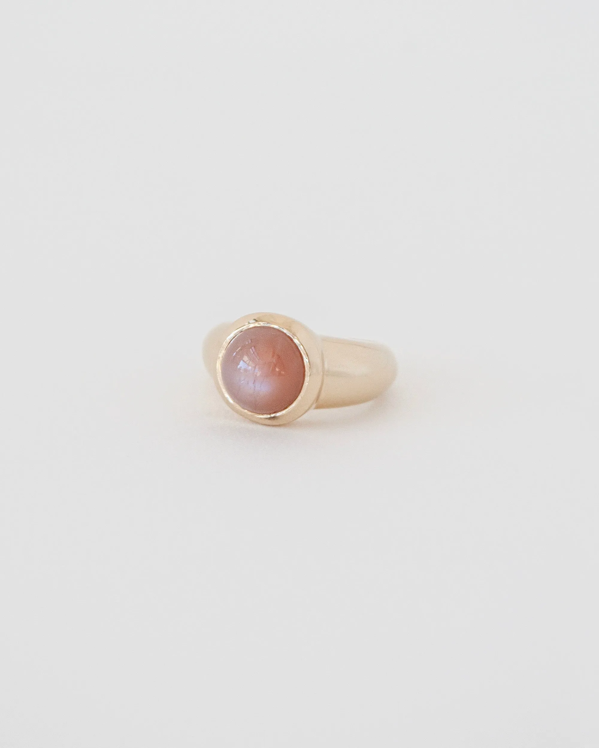 PLANET RING | RED MOONSTONE