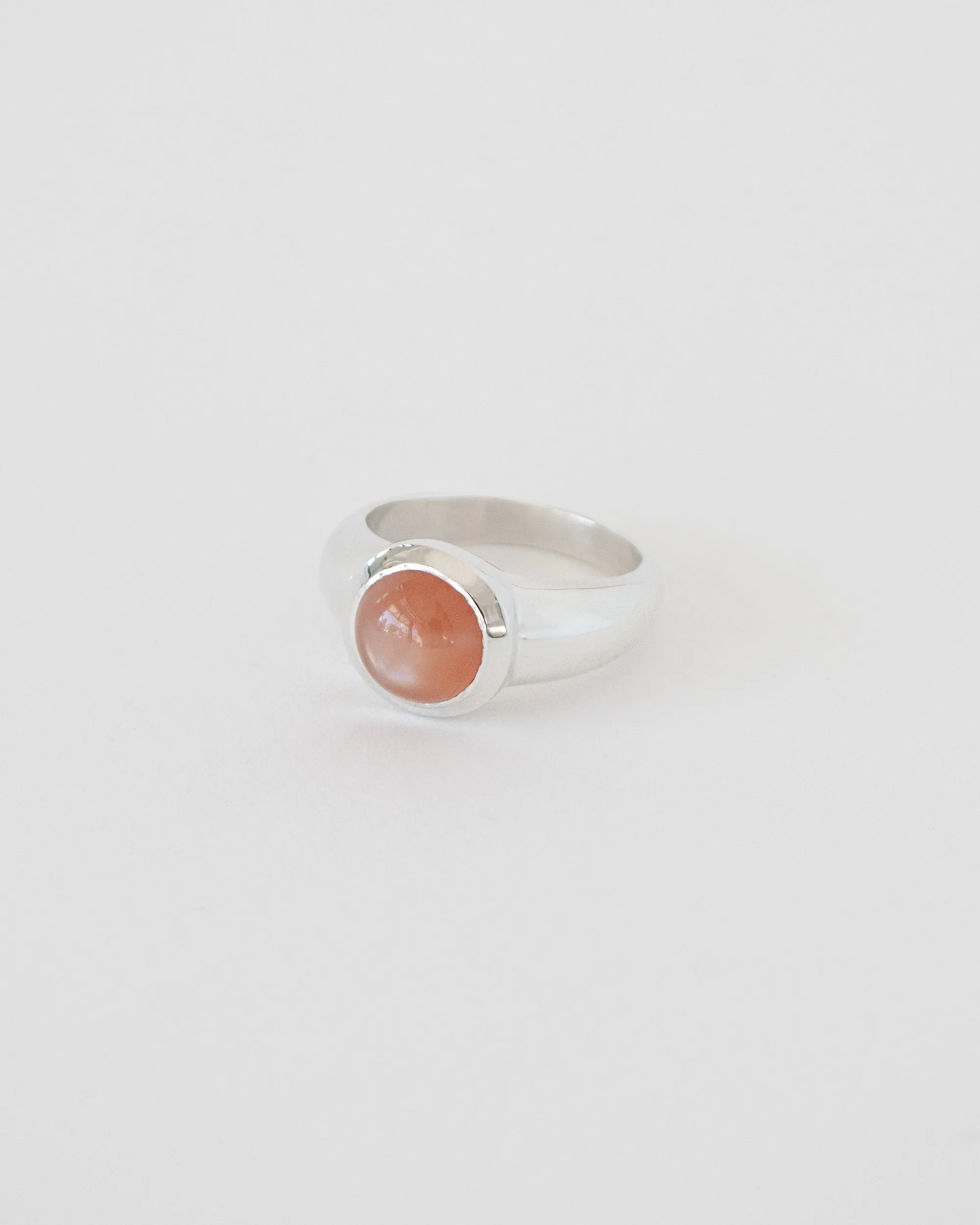 PLANET RING | RED MOONSTONE