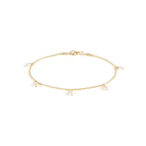 Prim Freshwater Pearl Bracelet - Gold