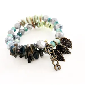 "Amazing Grace" Wrap Bracelet