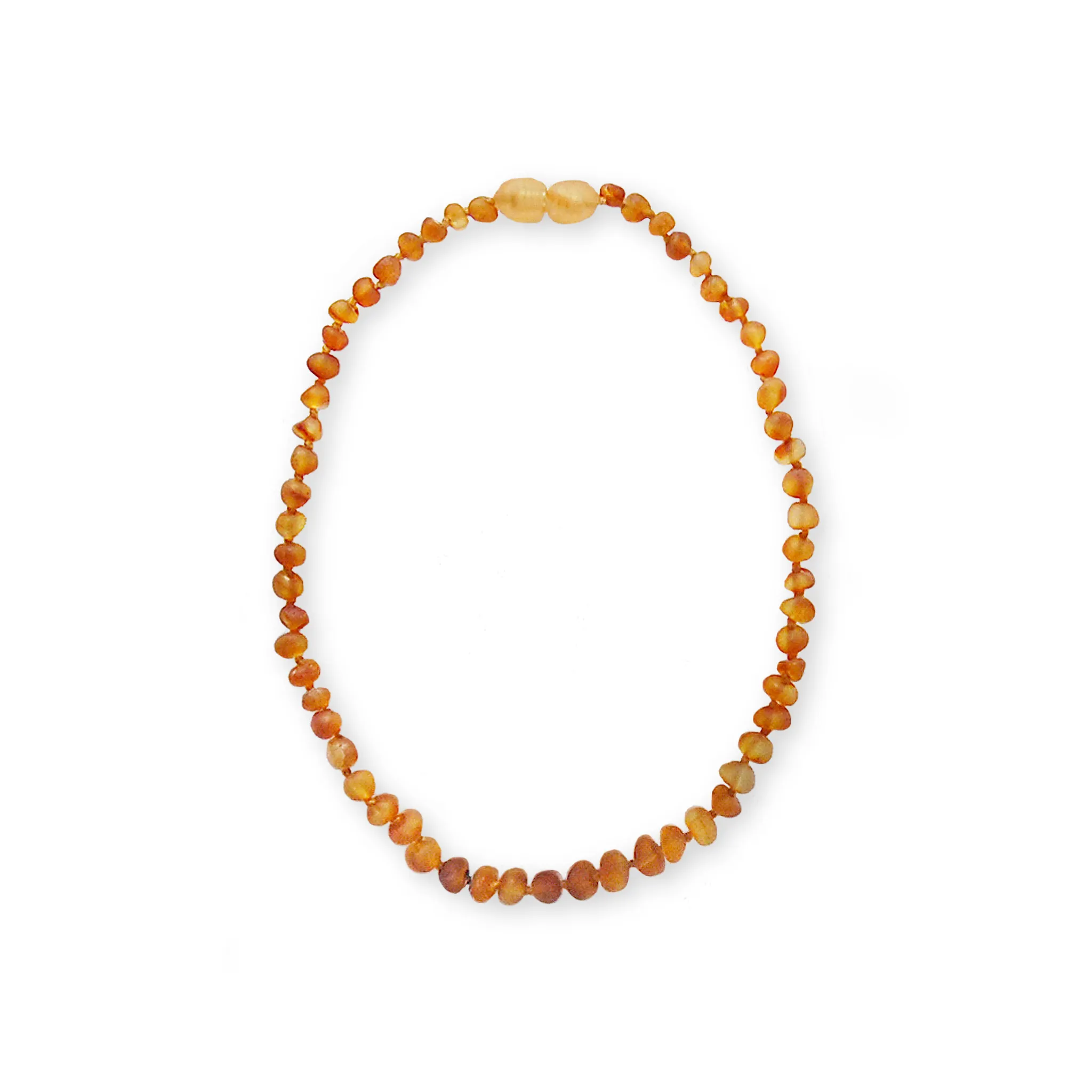 Raw Baltic Amber Necklace - cognac <br> Canyon Leaf