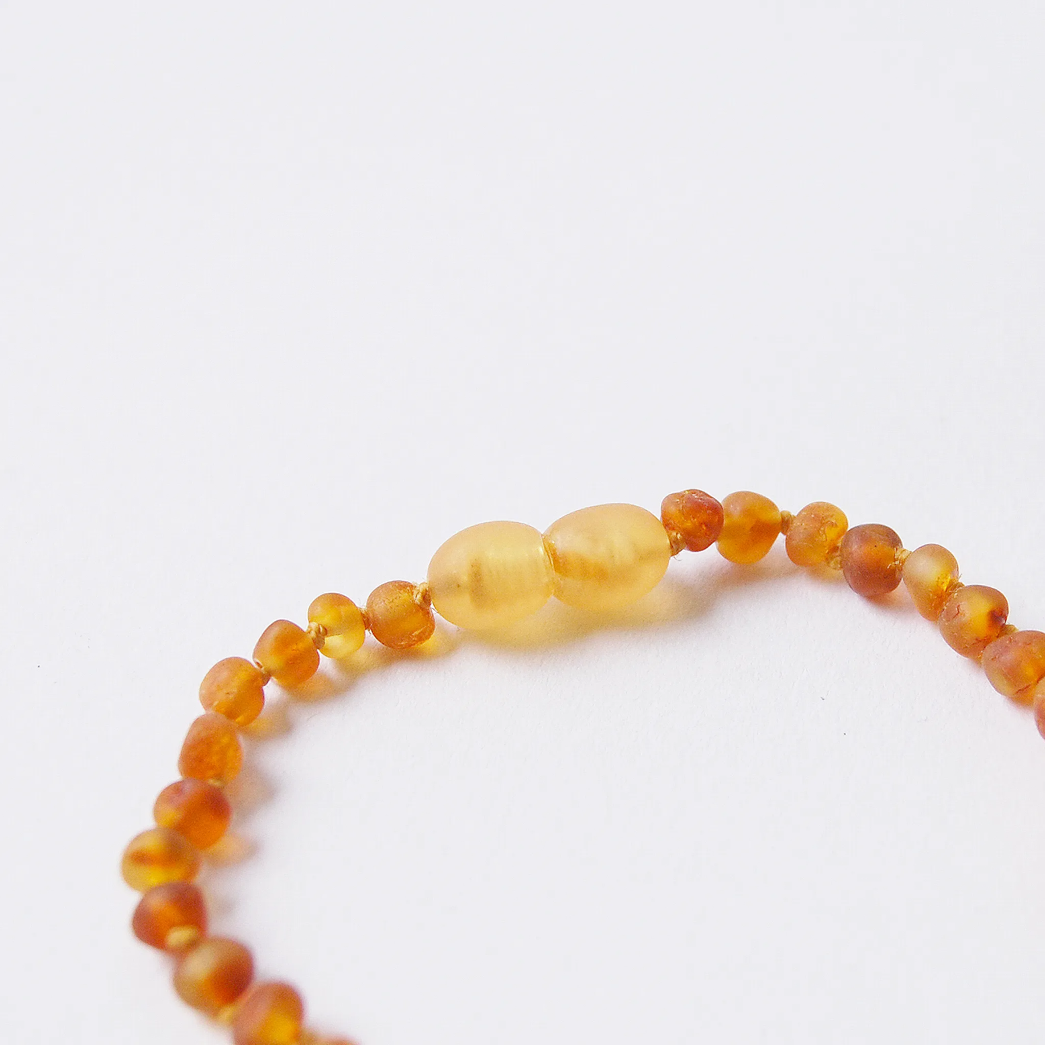 Raw Baltic Amber Necklace - cognac <br> Canyon Leaf