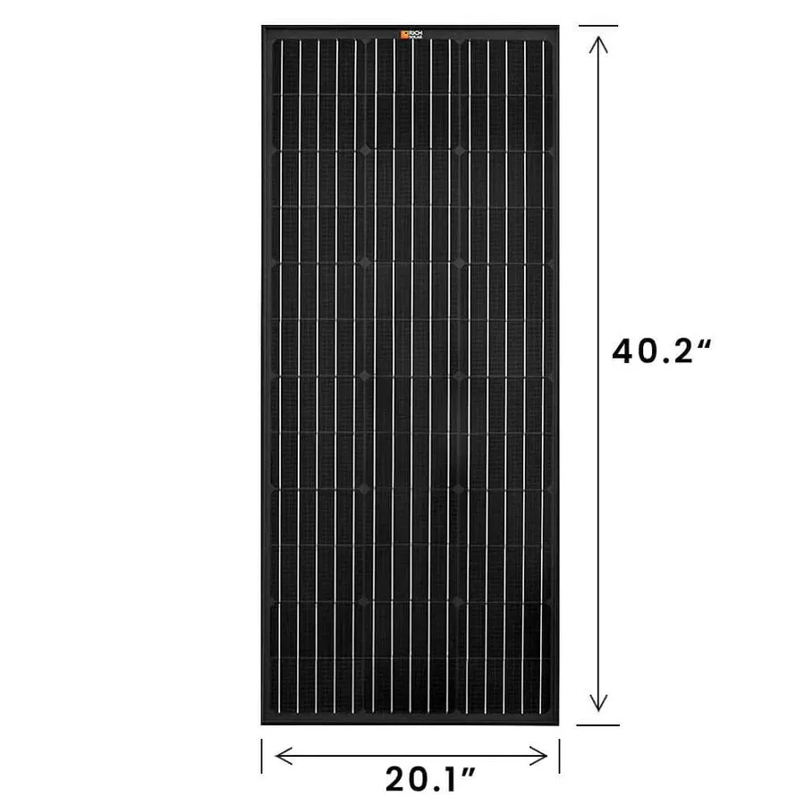 Rich Solar MEGA 100 Watt ONYX Monocrystalline Solar Panel