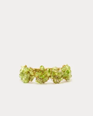 Rocks Cluster Bracelet Green