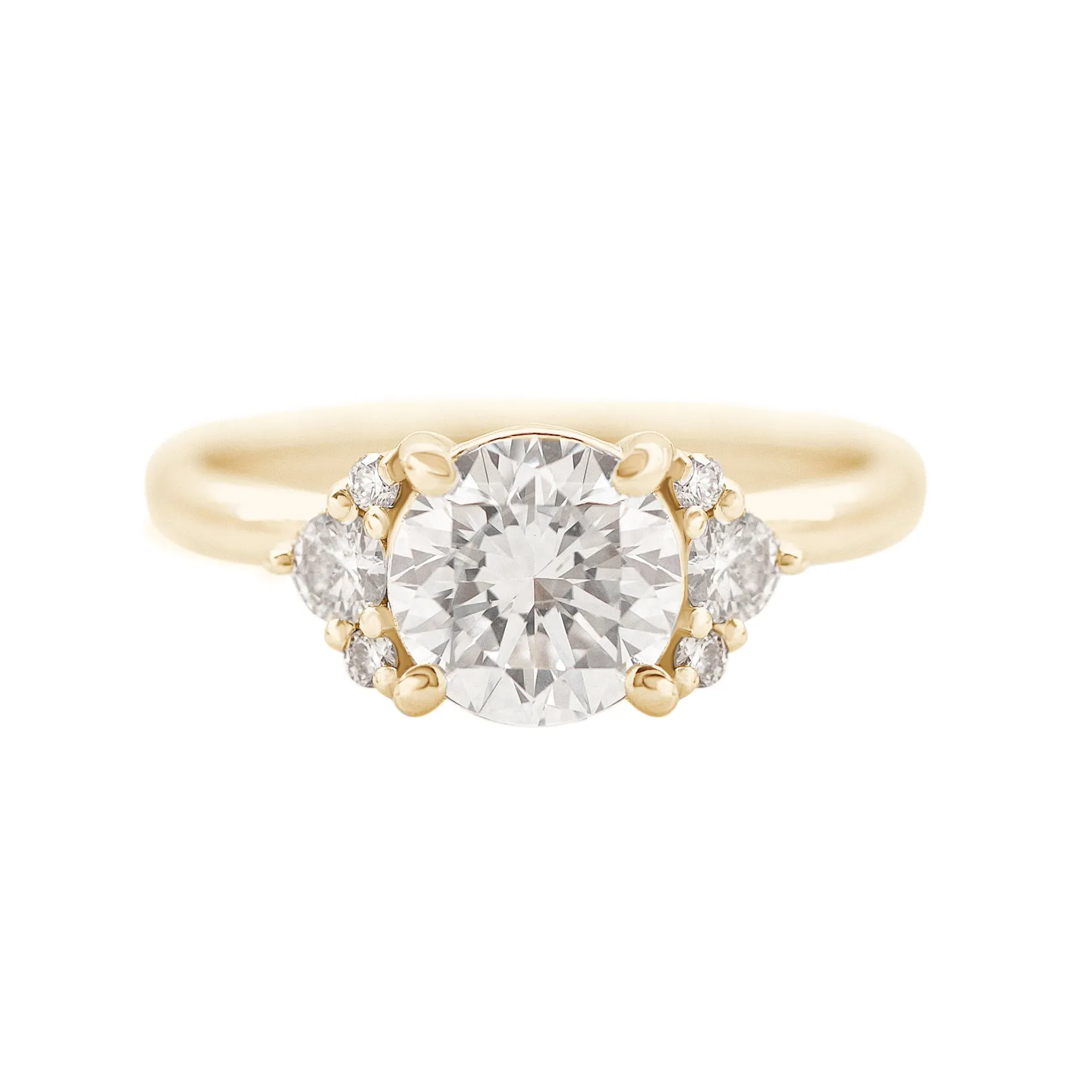 Round Diamond classic Engagement Ring "Isabella" ♥