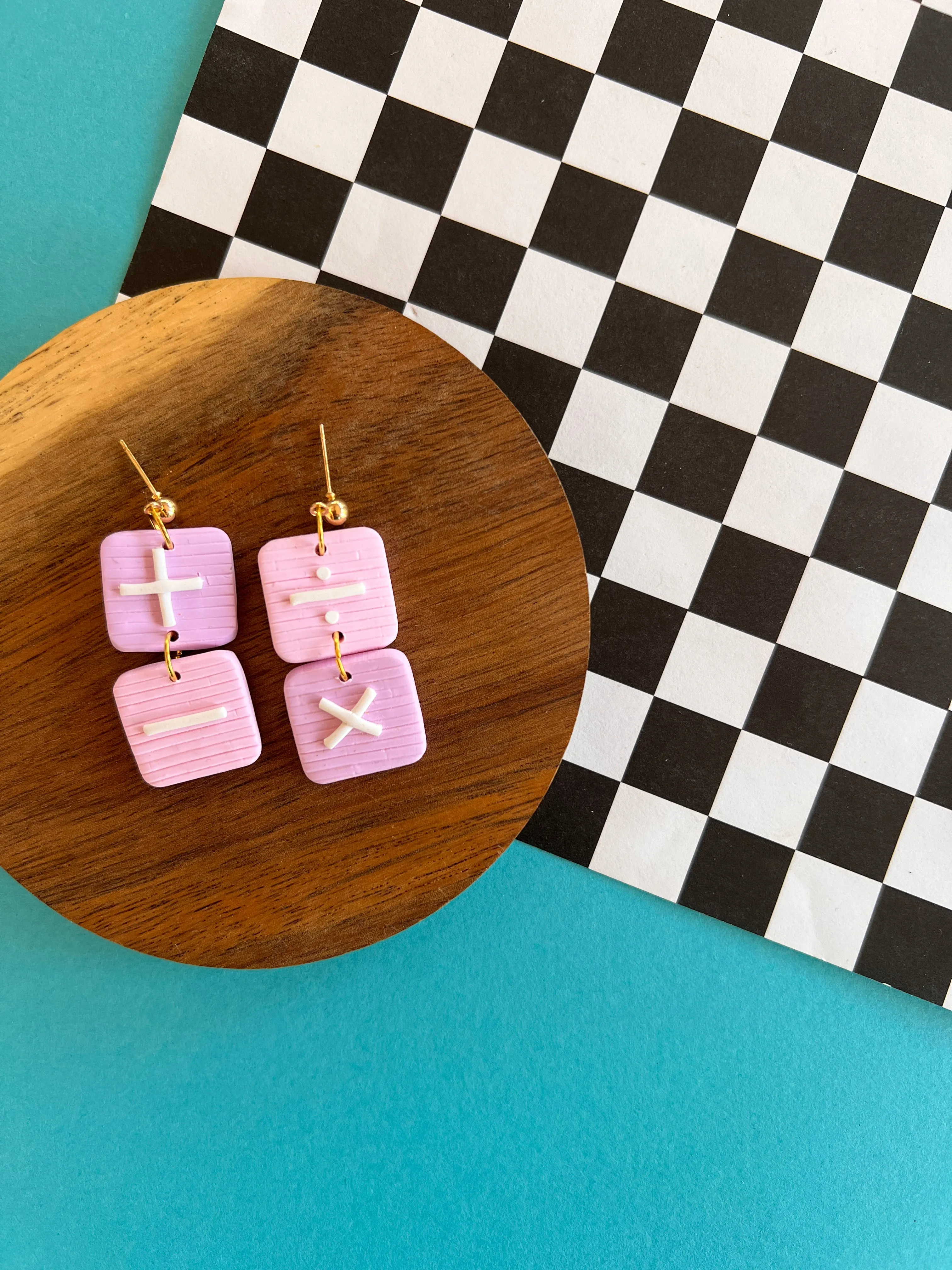 Roxy - Clay Math Earrings