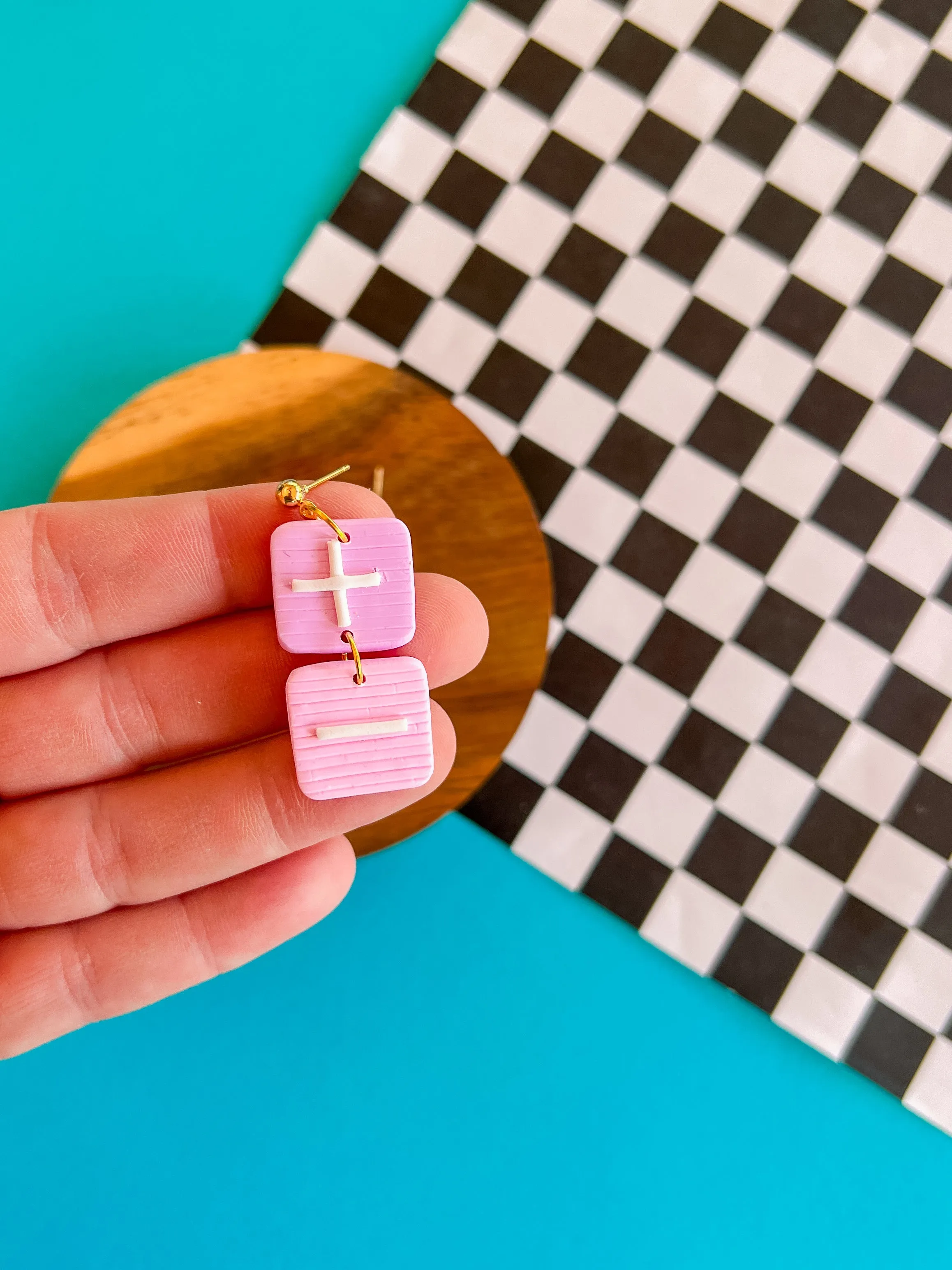 Roxy - Clay Math Earrings