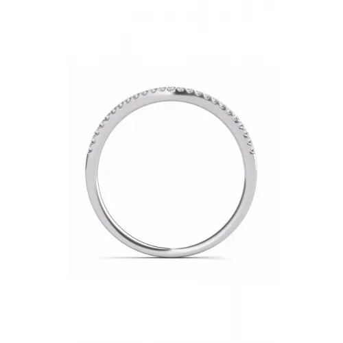 S Kashi & Sons Curved Wedding Band EN7331-BWG