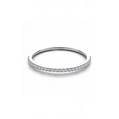 S Kashi & Sons Prong Set Wedding Band EN7327-BWG