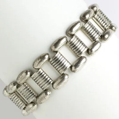 Silver Link 1930s Ikora Bracelet by WMF