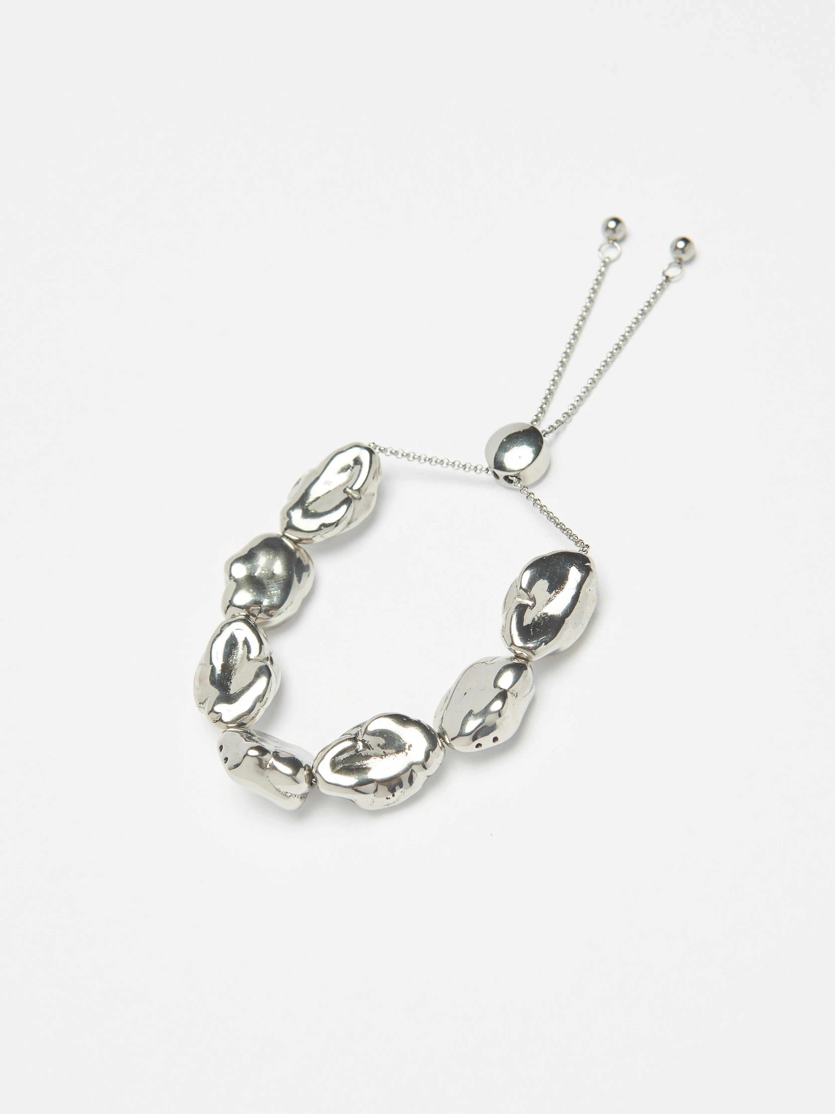 Silver Pearl Bracelet