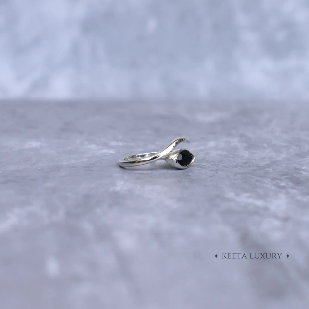 Snake Charmer - Black Onyx Ring