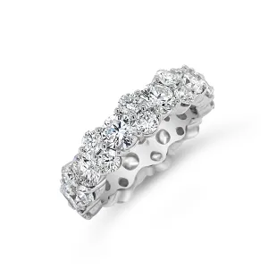 Staggered Diamond Eternity Band Lg