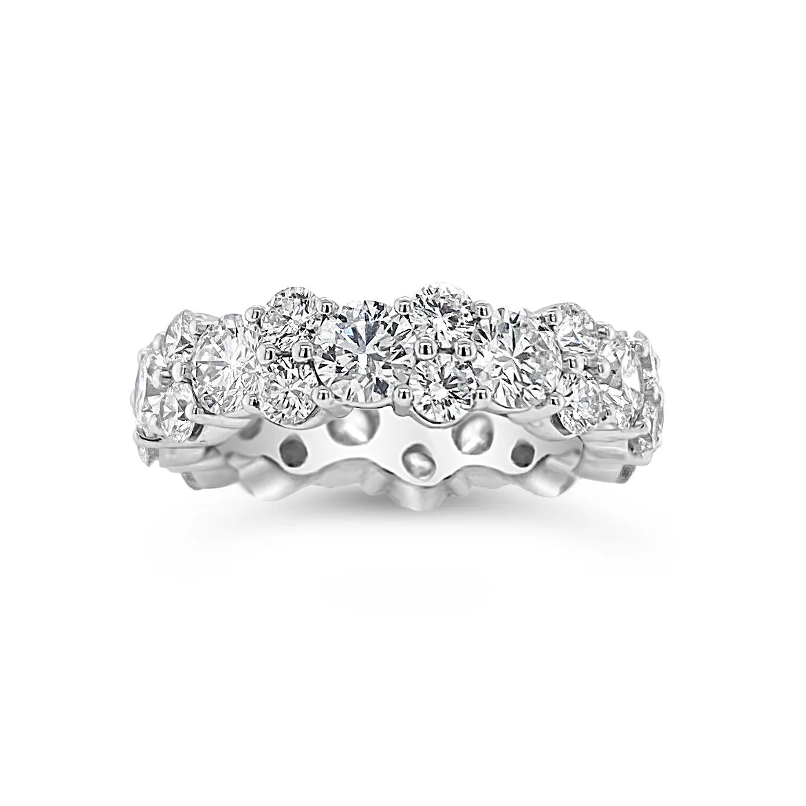 Staggered Diamond Eternity Band Lg