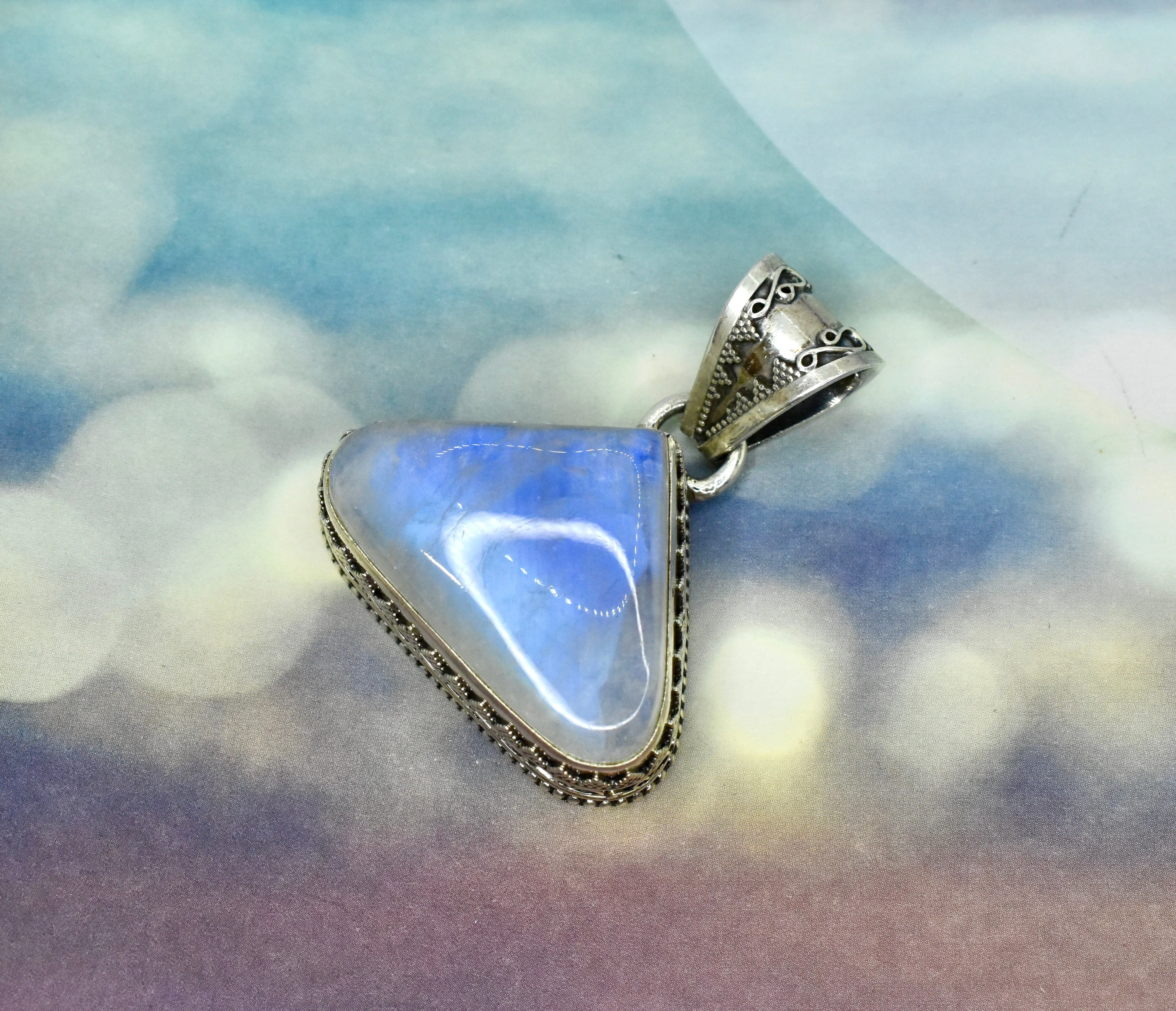 Statement Moonstone Pendant