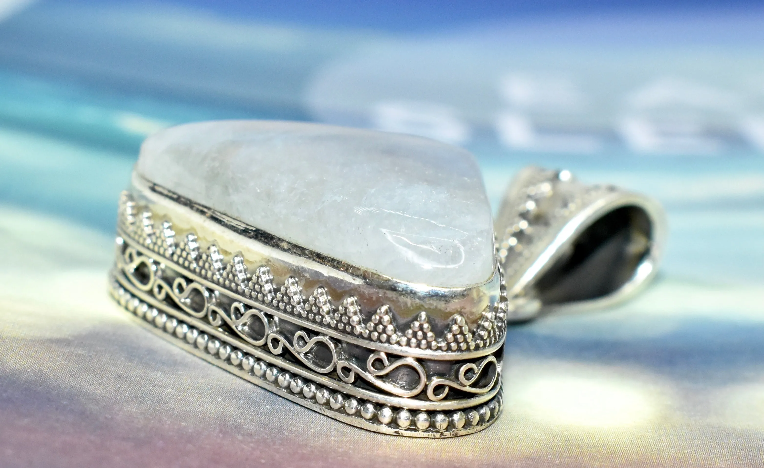 Statement Moonstone Pendant