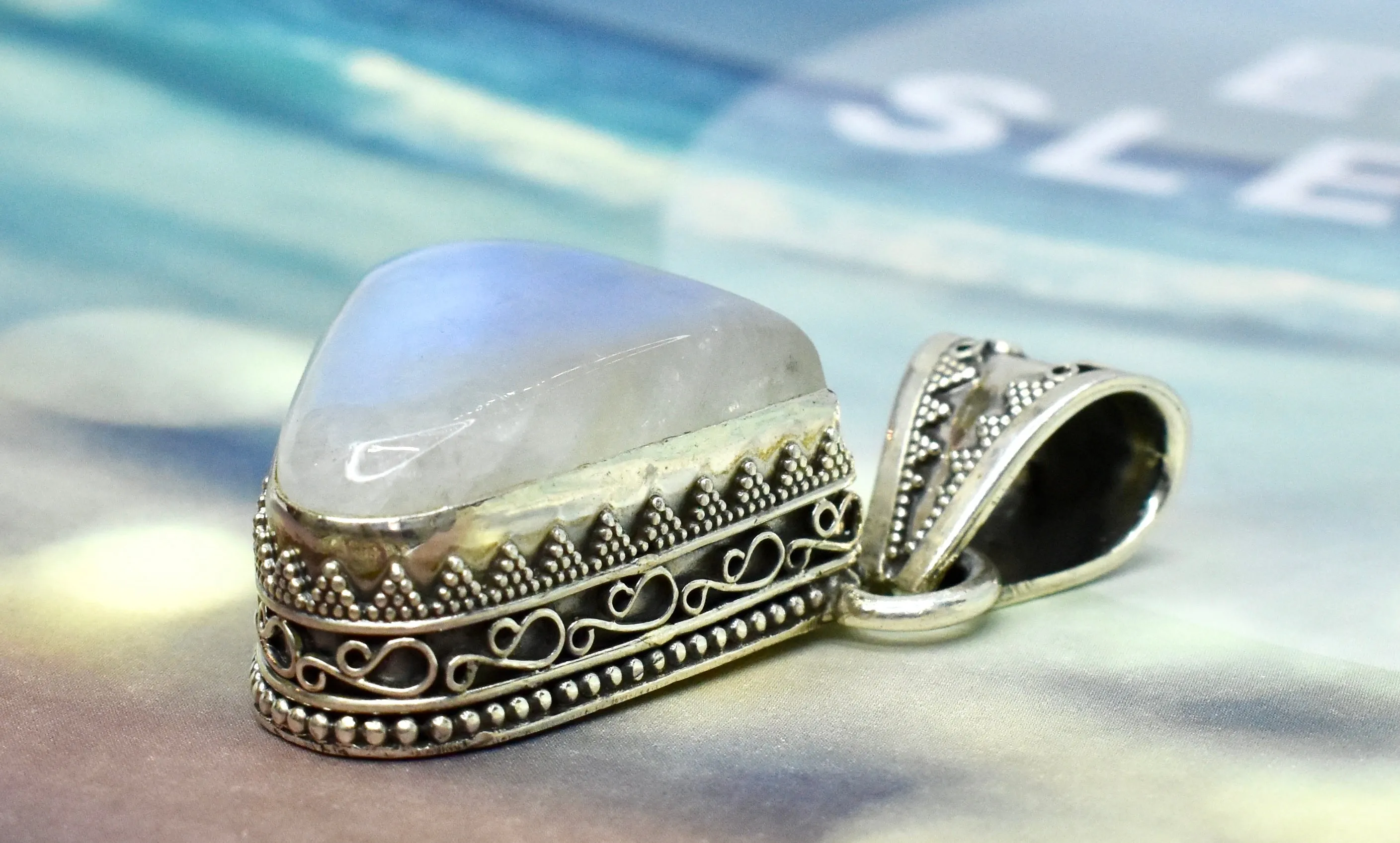 Statement Moonstone Pendant