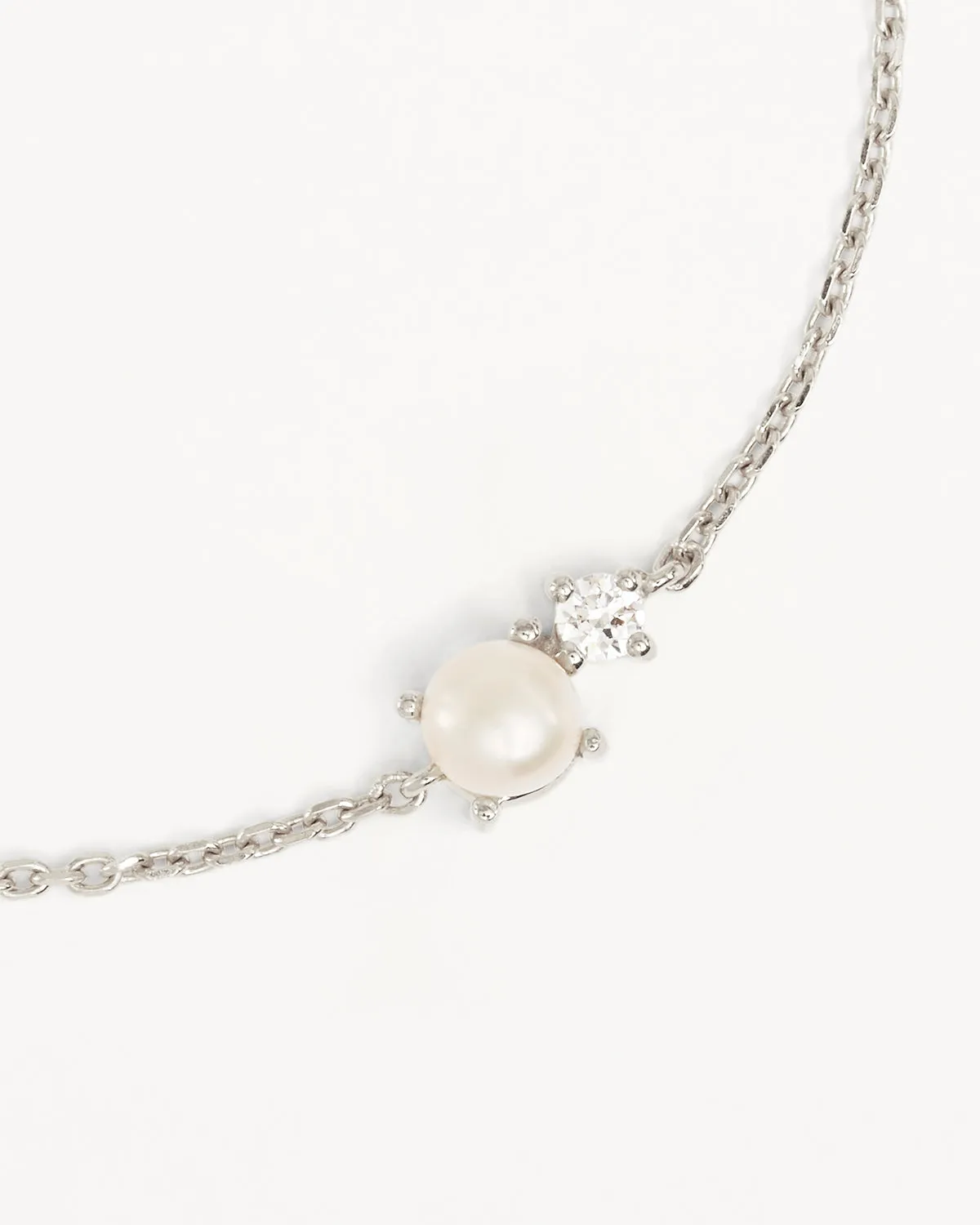 Sterling Silver Serenely Yours Pearl Bracelet