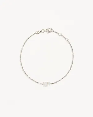 Sterling Silver Serenely Yours Pearl Bracelet