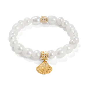 Sunset Cove Pearl Stretch Bracelet