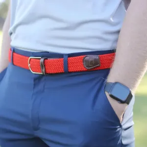 The Coral Gables Woven Stretch Belt - Roostas