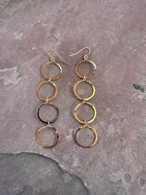 “The Golden Collection” Boho Drops Handmade 14k Gold Plated Earrings